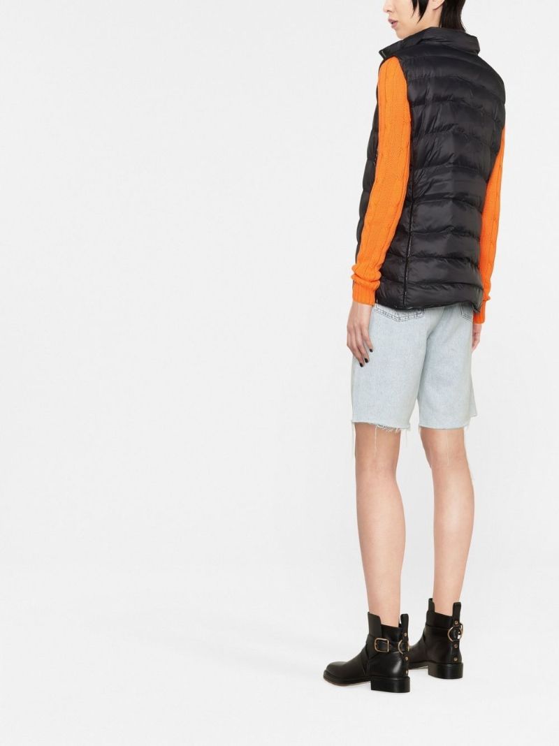 Black Harlow Quilted Gilet