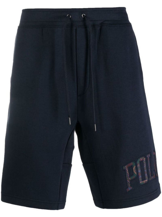 Blue Logo AppliquÃ_x0083_Â© Track Shorts