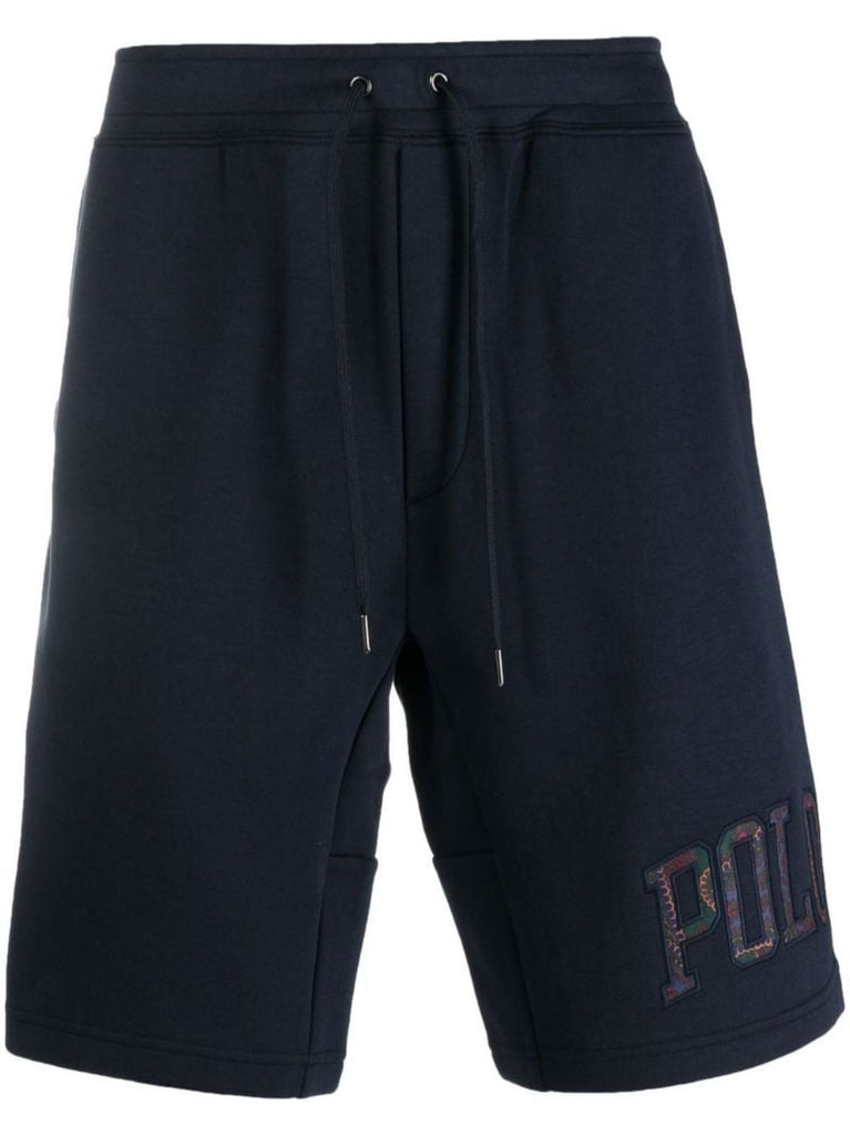 Blue Logo AppliquÃ_x0083_Â© Track Shorts