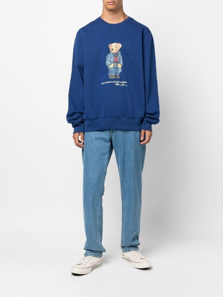 Blue Polo Bear Sweatshirt