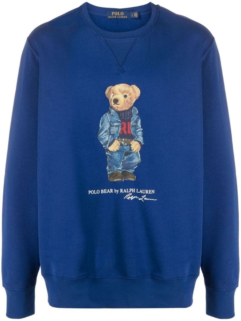 Blue Polo Bear Sweatshirt