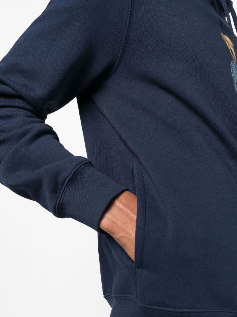 Blue Polo Bear Hoodie
