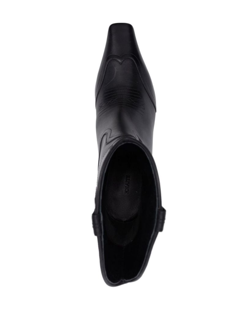Black the Dallas 50 Leather Ankle Boots