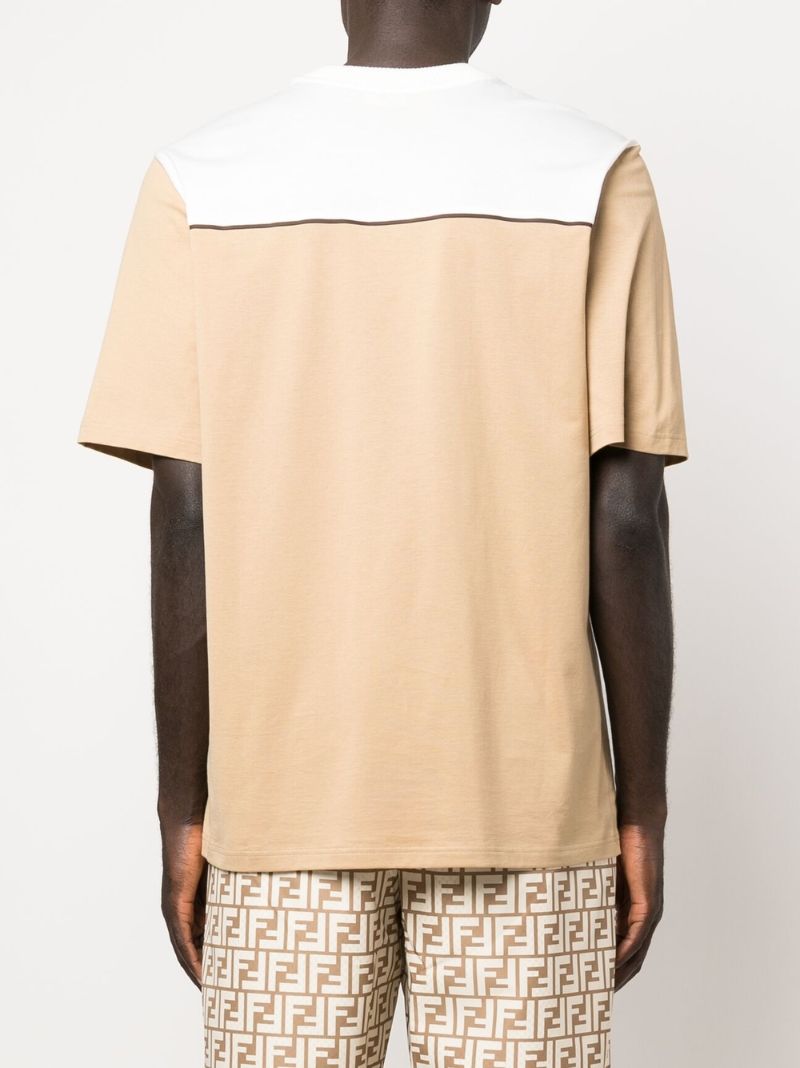 Neutral Two-tone Logo Patch T-shirt