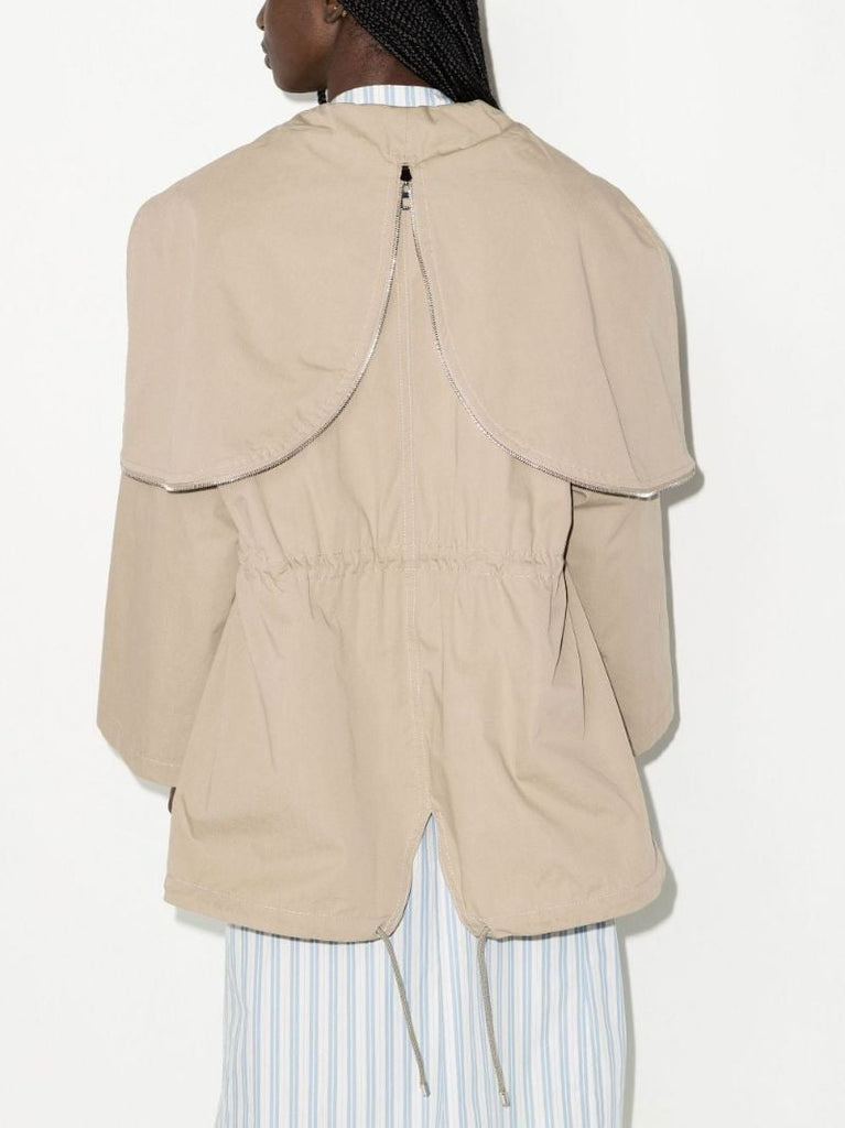 Neutral Anagram Hooded Cotton Parka