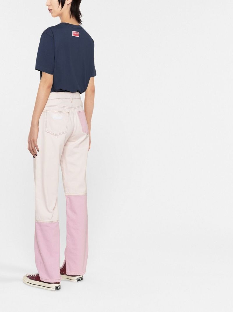 Blue Boke Flower Cotton T-shirt