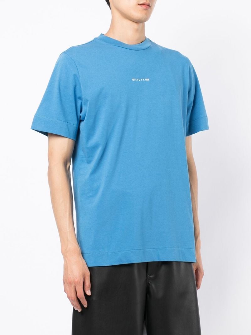 Blue Sphere Logo Cotton T-shirt
