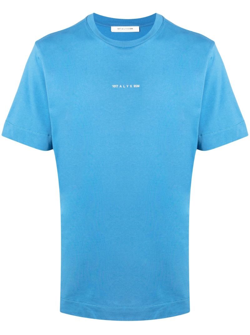 Blue Sphere Logo Cotton T-shirt