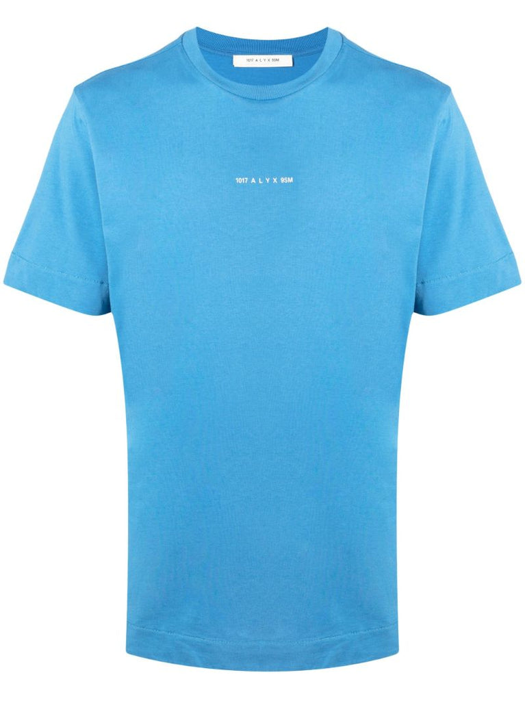 Blue Sphere Logo Cotton T-shirt