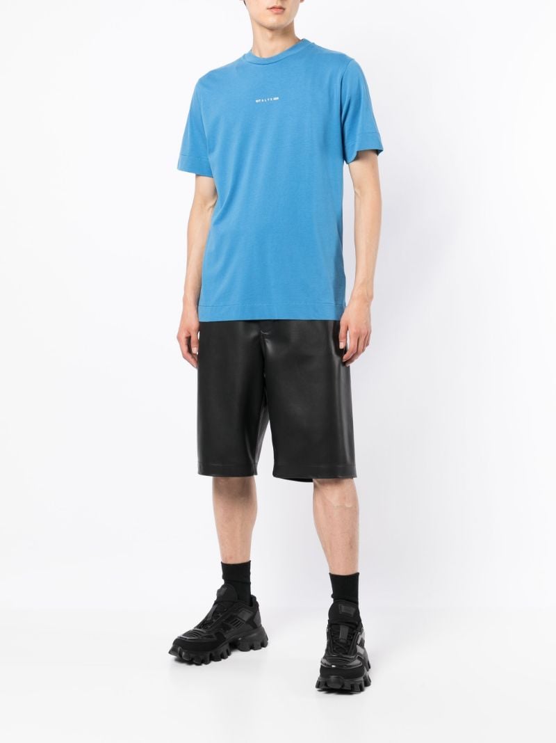 Blue Sphere Logo Cotton T-shirt