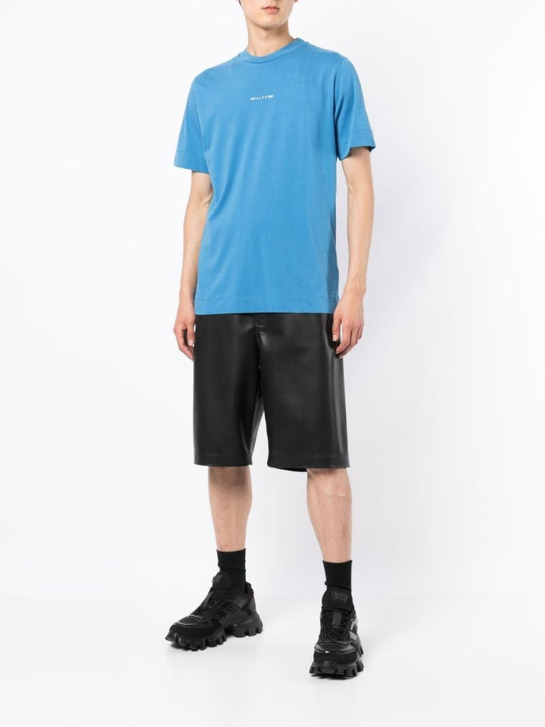 Blue Sphere Logo Cotton T-shirt