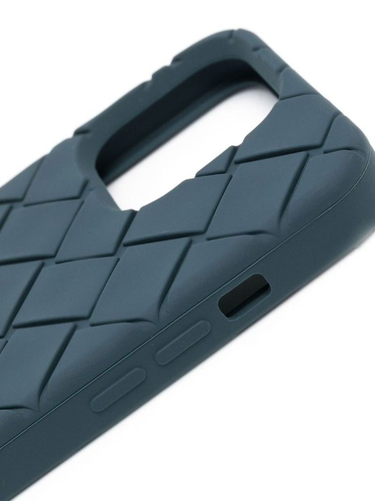 Blue Intrecciato Iphone 13 Pro Case