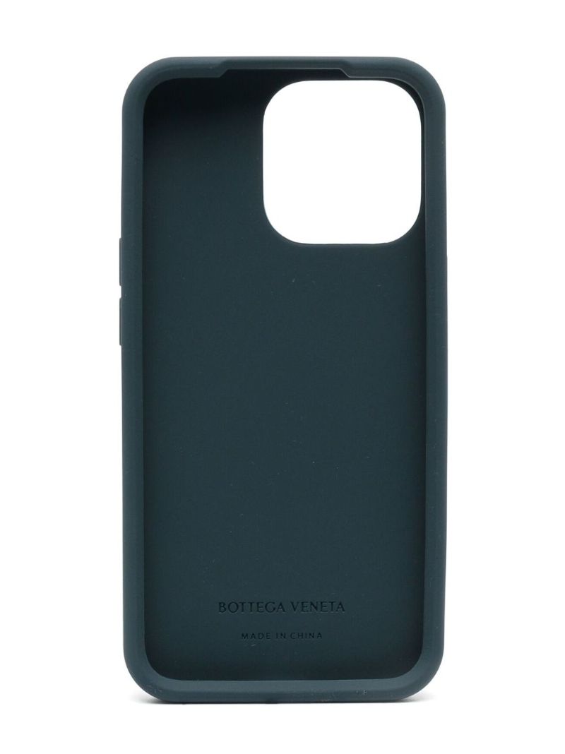 Blue Intrecciato Iphone 13 Pro Case