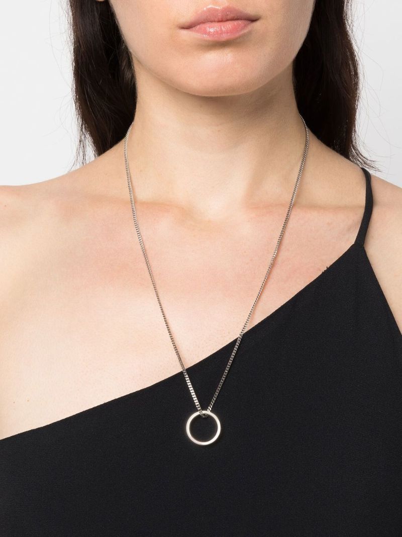Sterling Silver Ring Necklace
