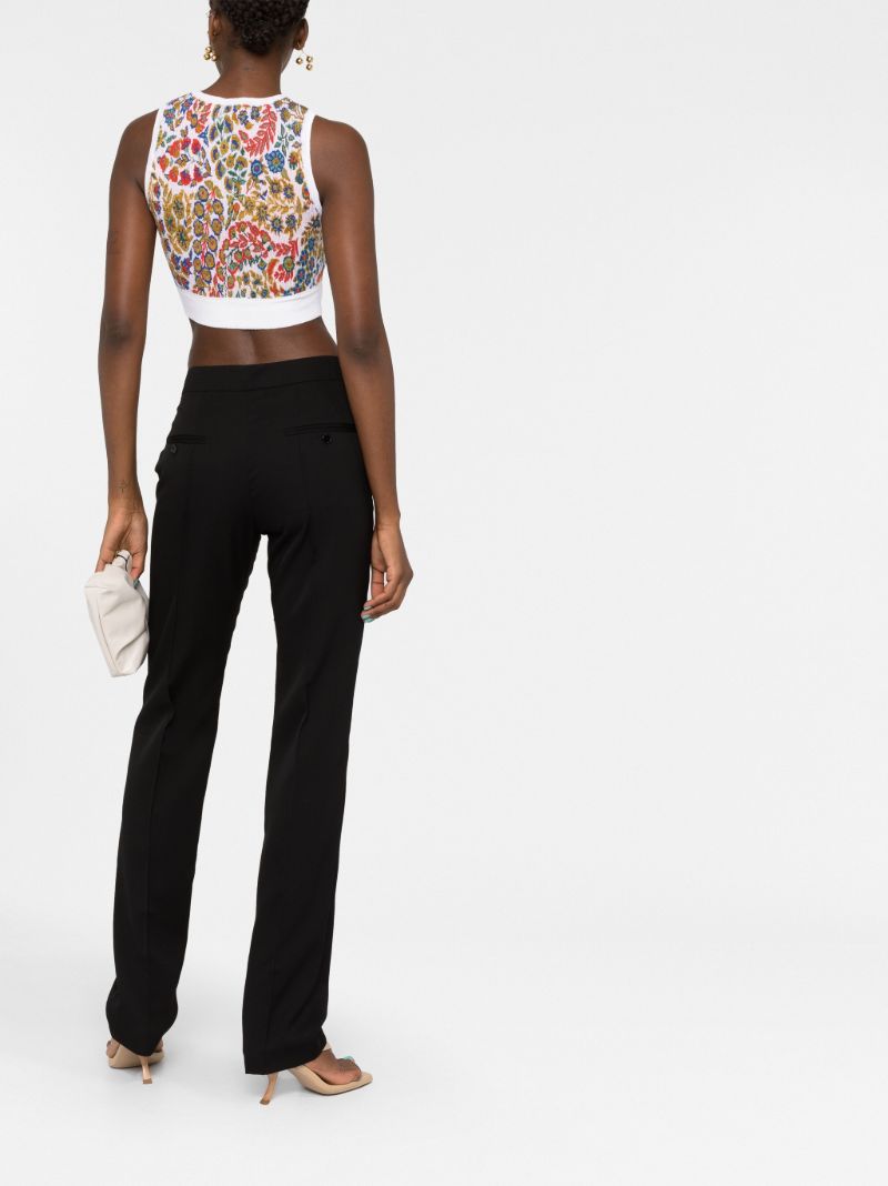 Black Liolirok Wool Trousers