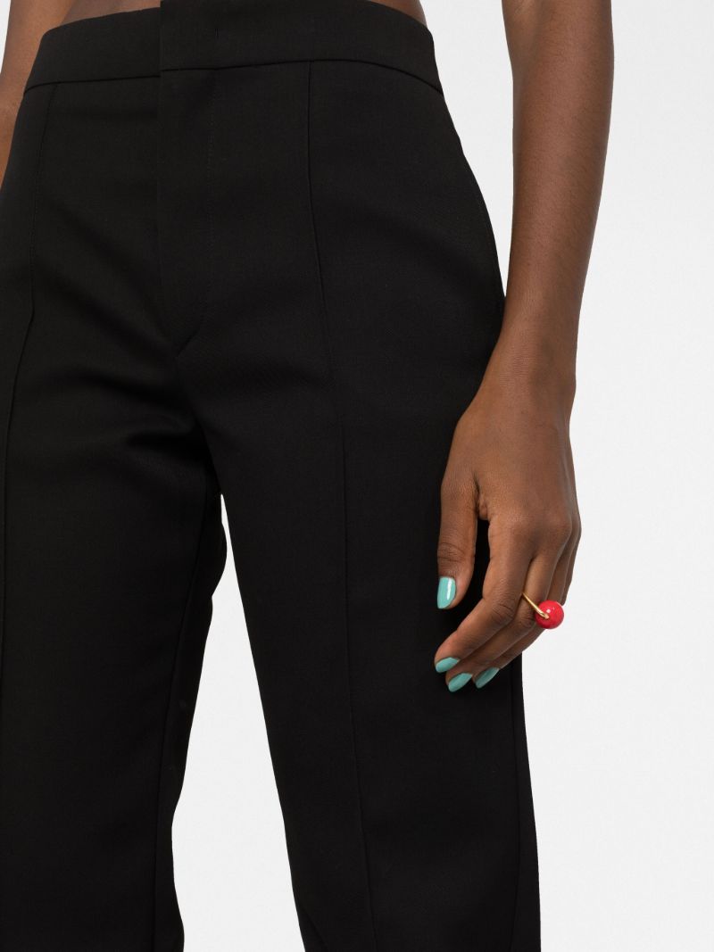 Black Liolirok Wool Trousers