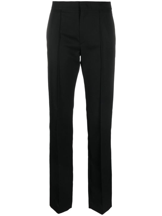Black Liolirok Wool Trousers
