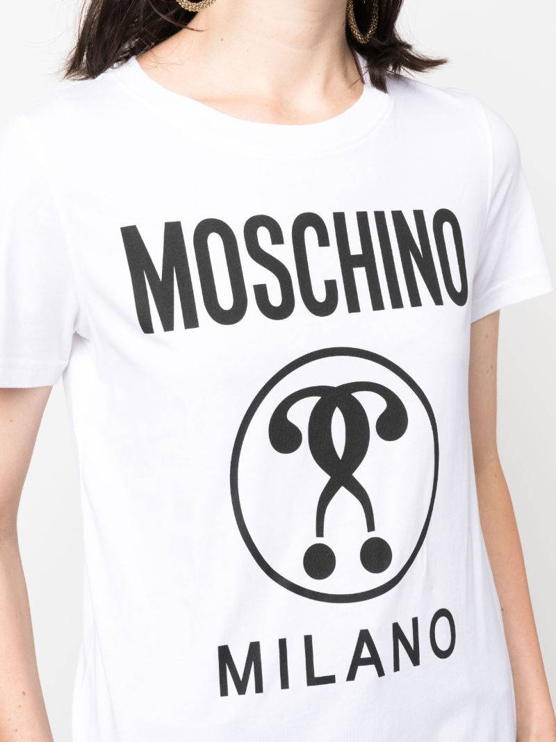 White Logo-print Cotton T-shirt