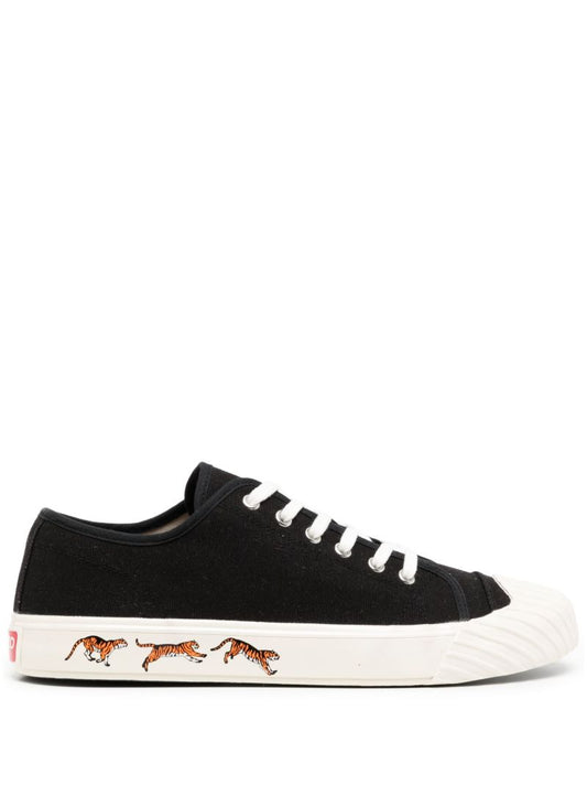 Black Kenzoschool Canvas Sneakers