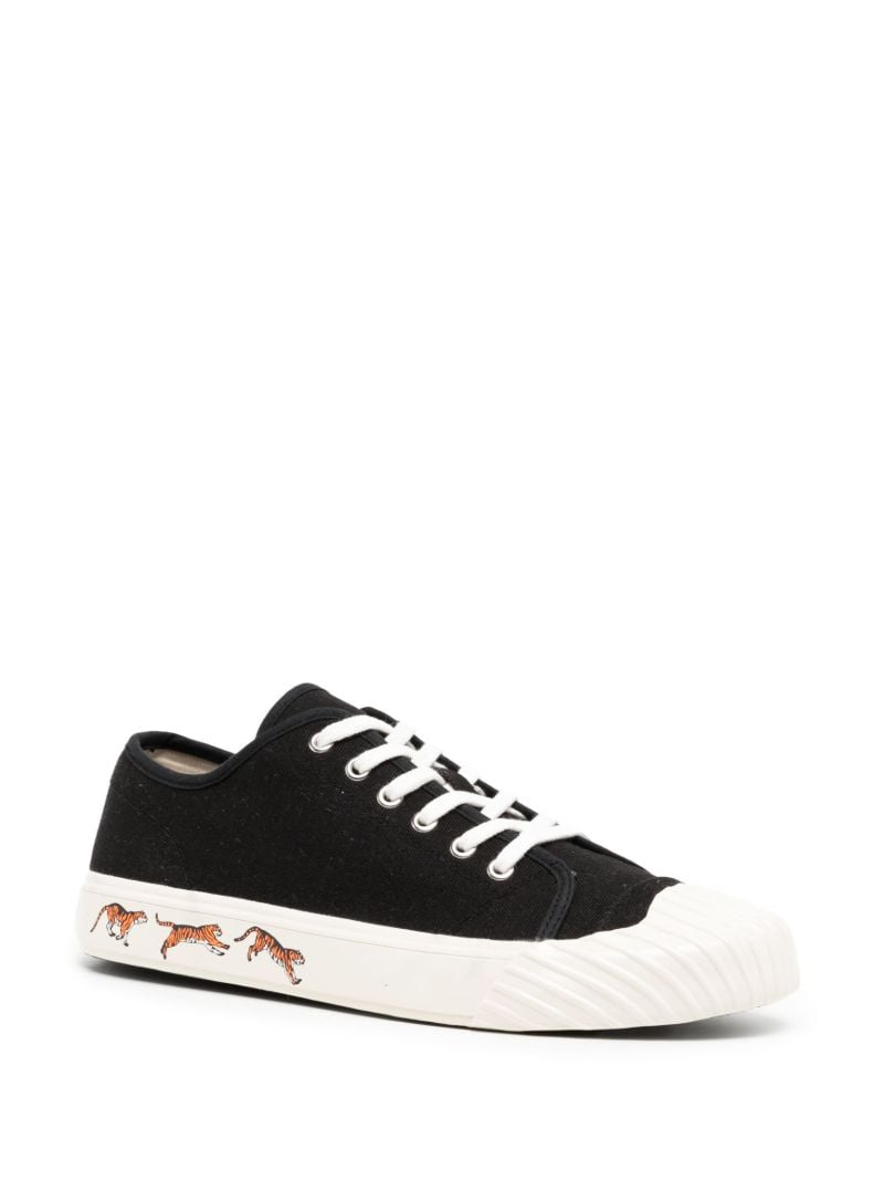 Black Kenzoschool Canvas Sneakers