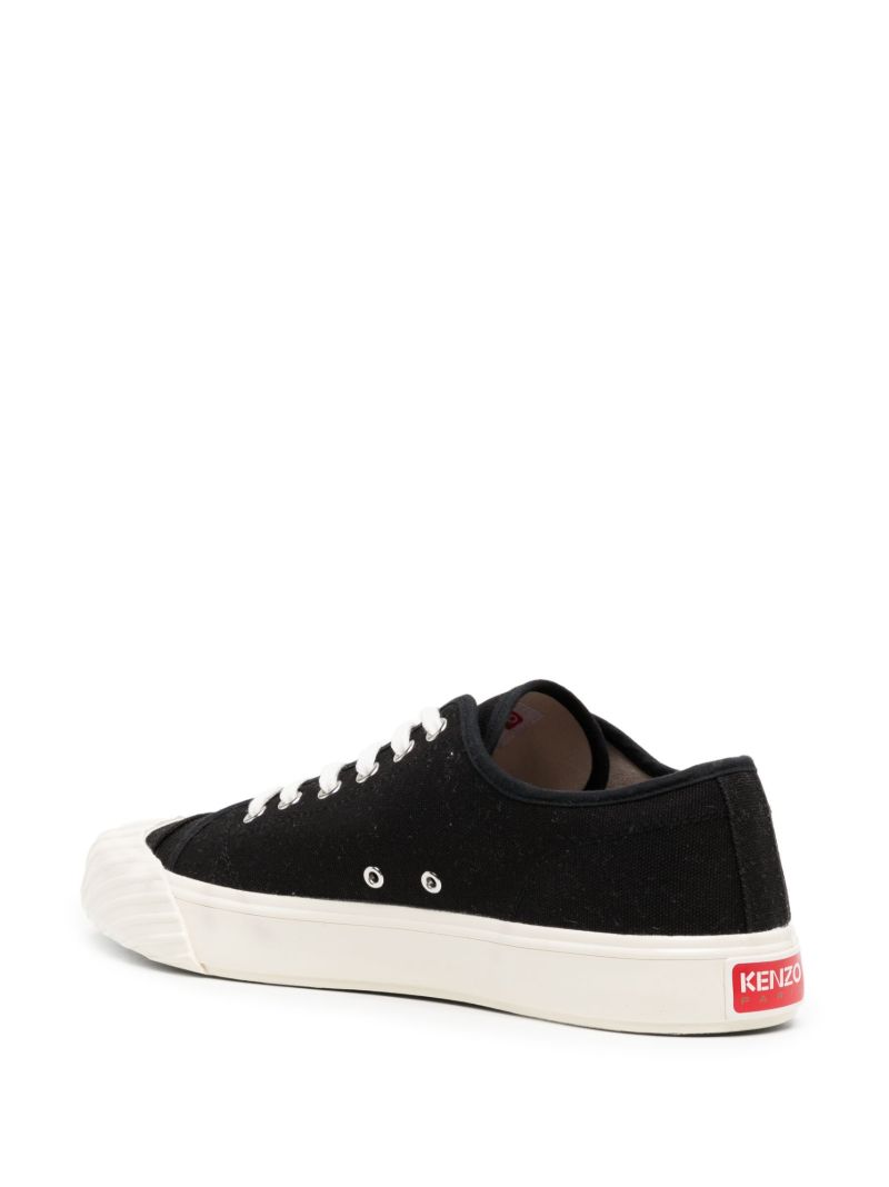 Black Kenzoschool Canvas Sneakers