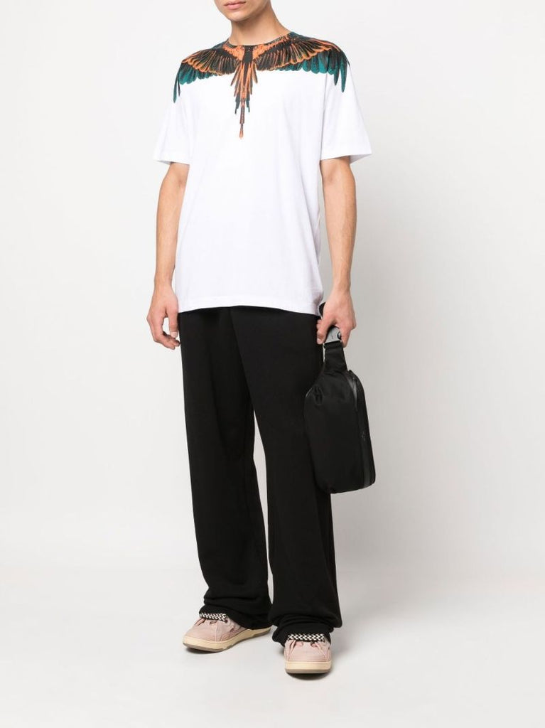 White Icon Wings Cotton T-shirt