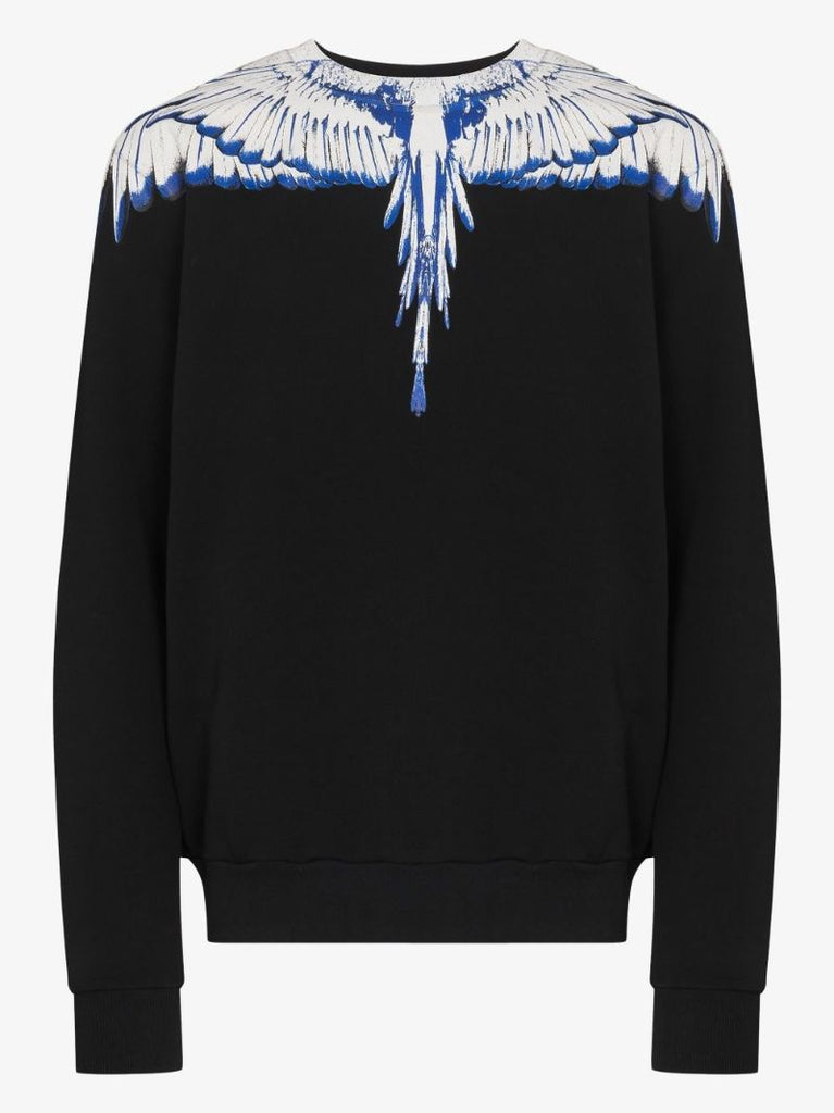 Icon Wings Print Cotton Sweatshirt