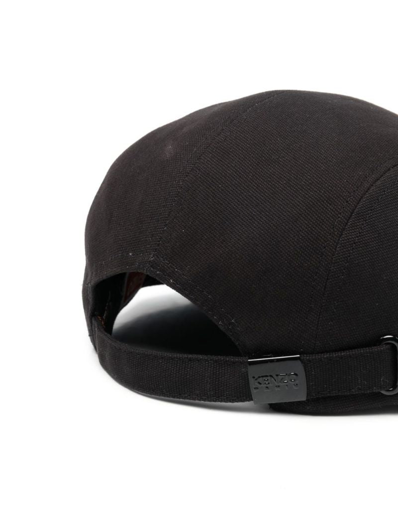 Black Boke Flower Logo Baseball Cap