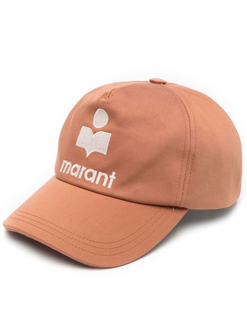 Orange Logo Embroidered Baseball Cap