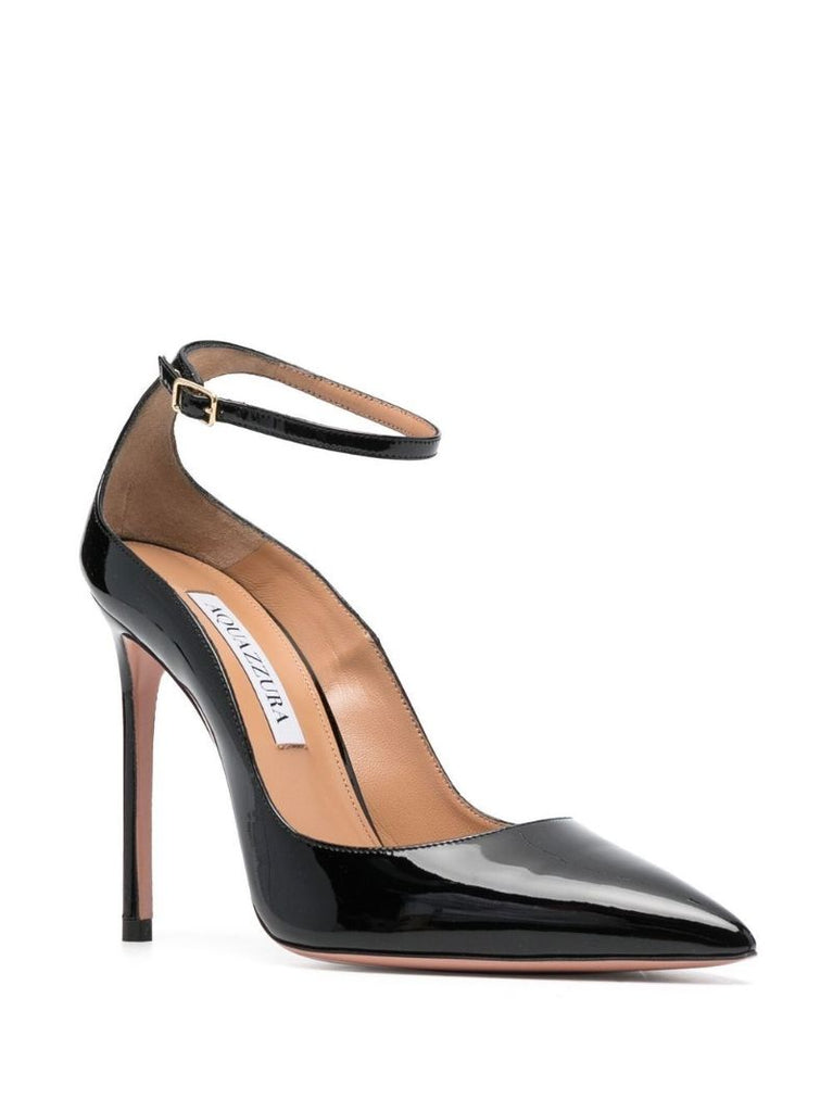 Black Love Affair 105 Patent Leather Pumps