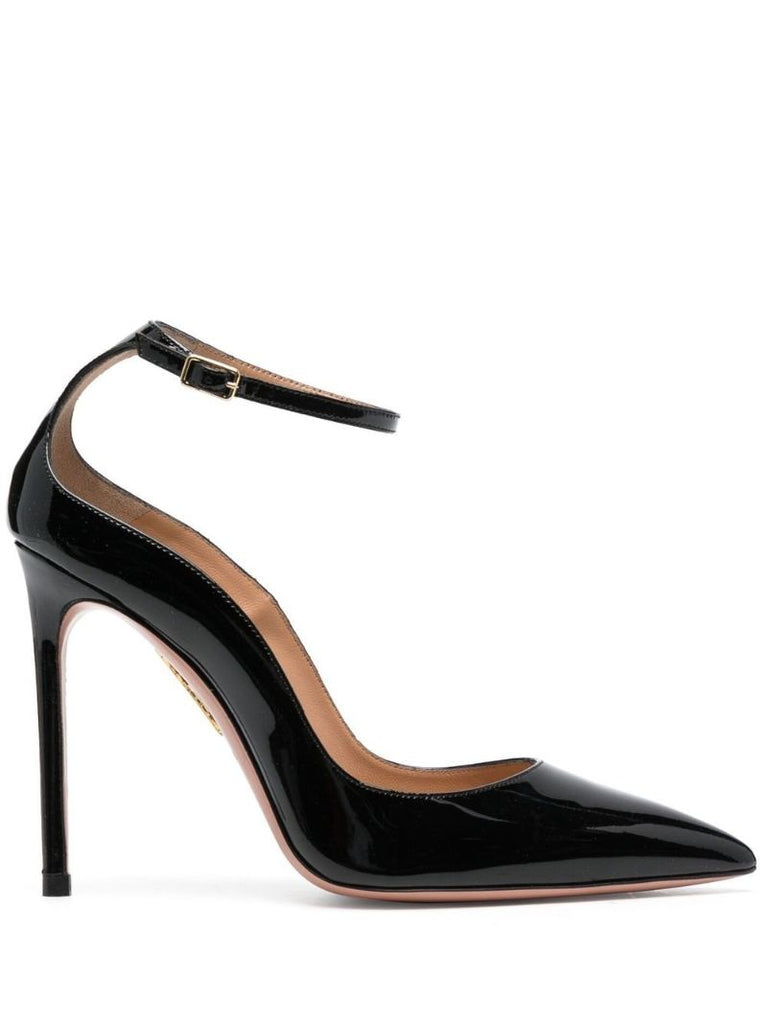 Black Love Affair 105 Patent Leather Pumps
