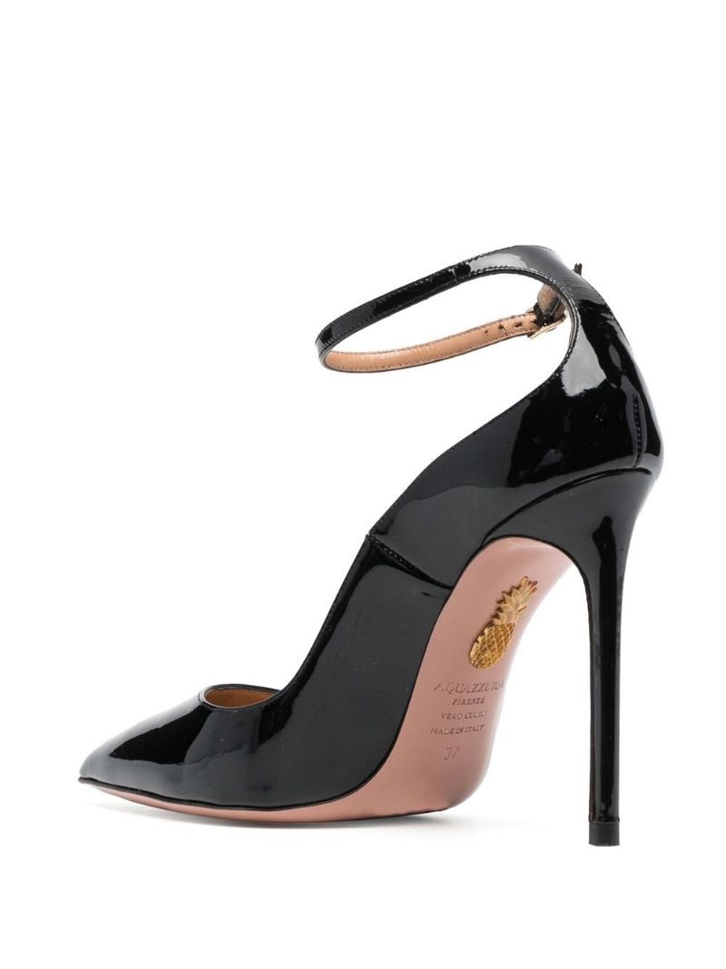Black Love Affair 105 Patent Leather Pumps