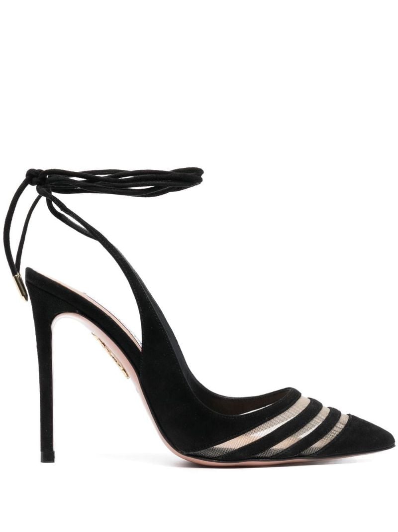 Black Unfaithful 105 Suede Pumps