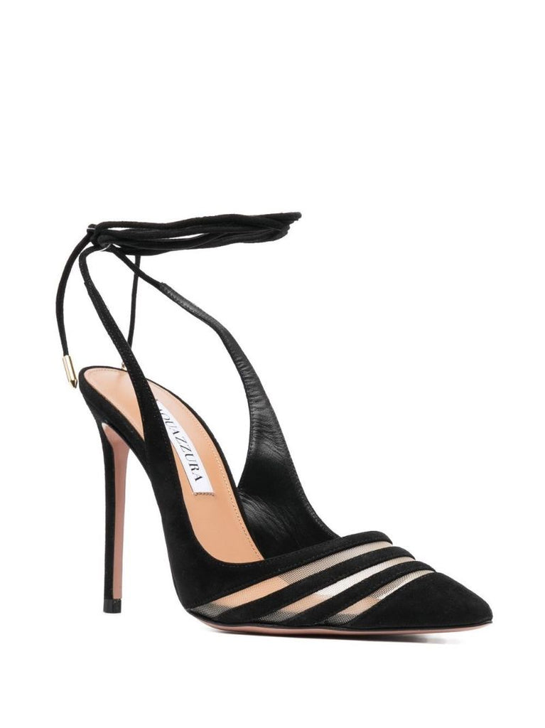Black Unfaithful 105 Suede Pumps