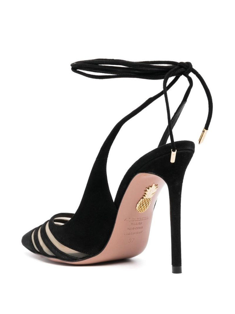 Black Unfaithful 105 Suede Pumps