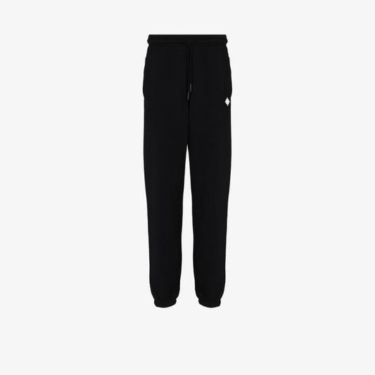 Embroidered Cross Logo Track Pants