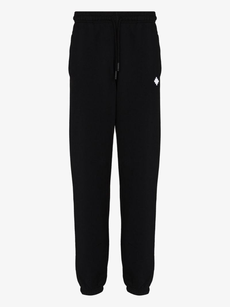 Embroidered Cross Logo Track Pants
