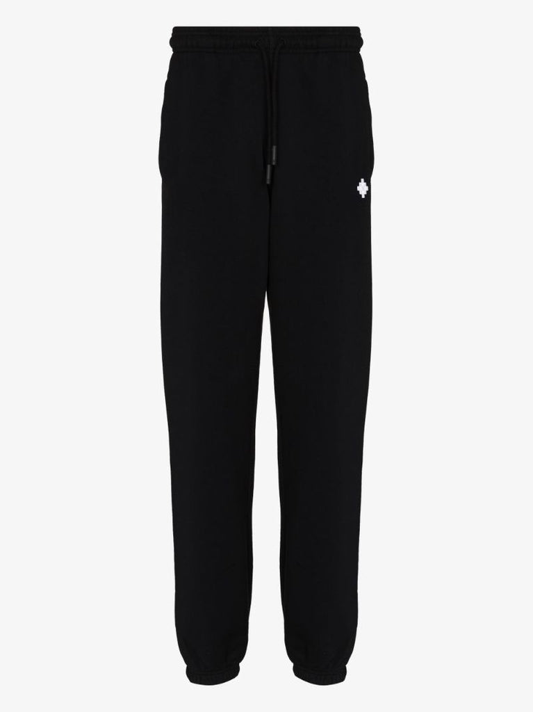 Embroidered Cross Logo Track Pants