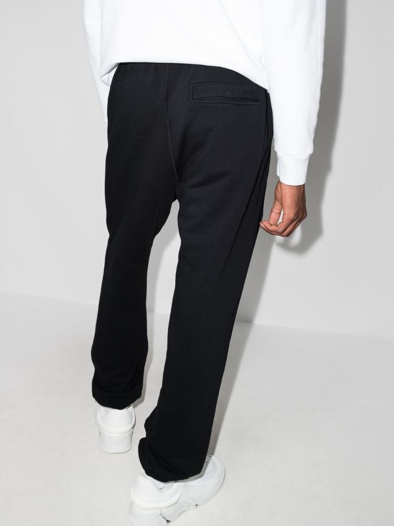 Embroidered Cross Logo Track Pants