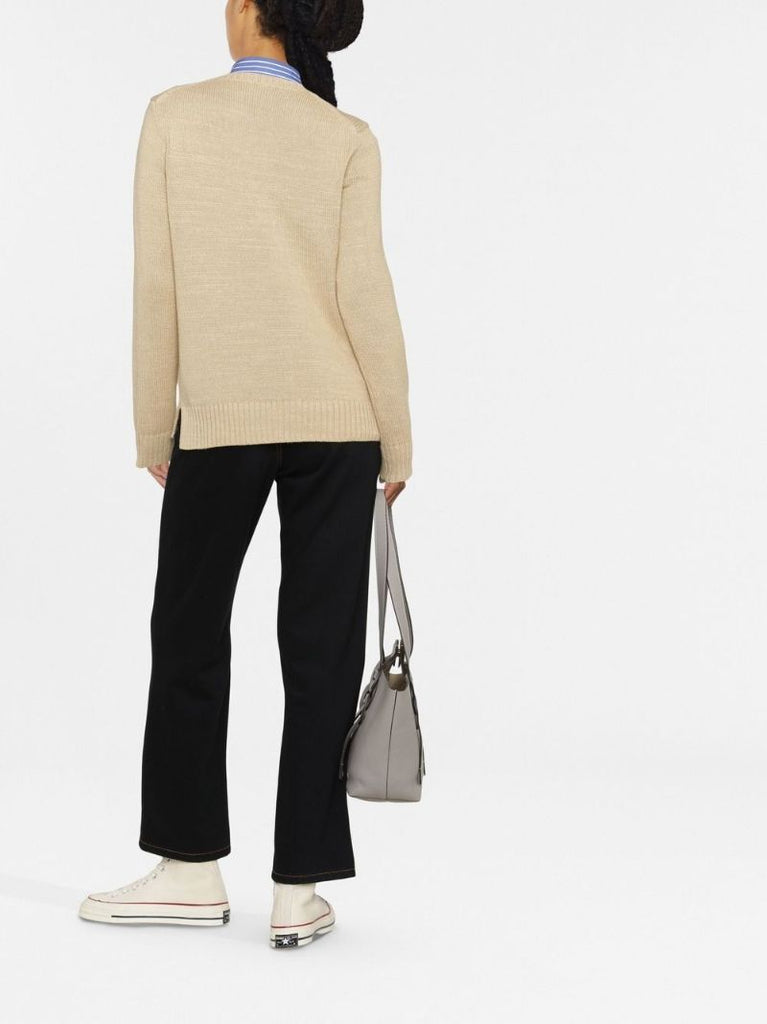 Neutral New Orleans Polo Bear Sweater