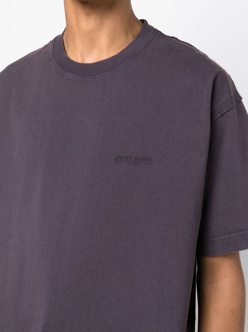 Purple Marfa Cotton T-shirt