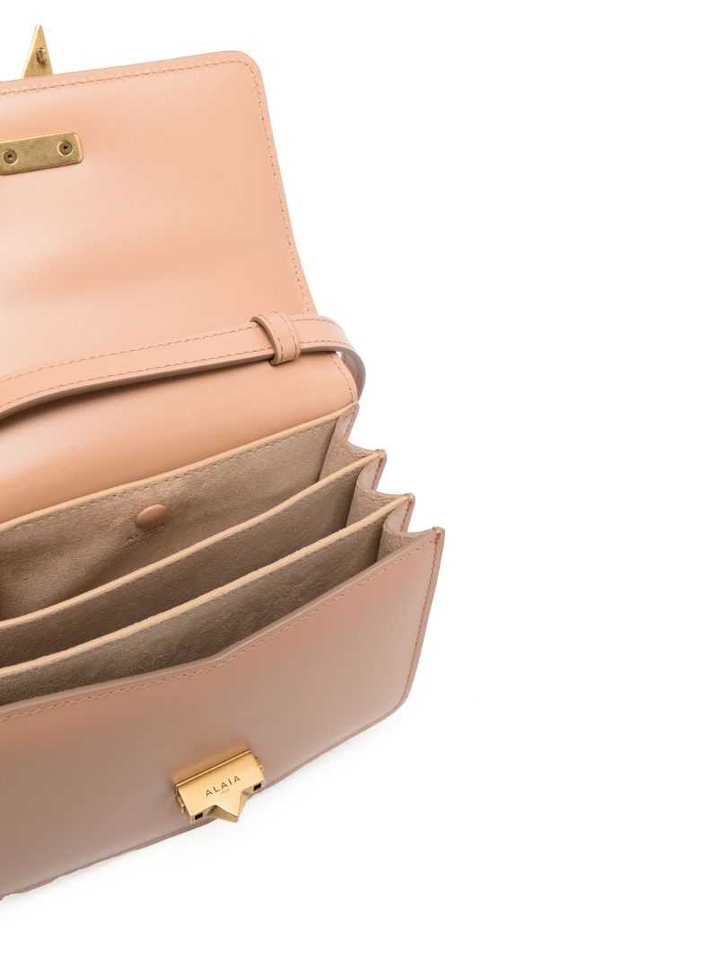 Brown Le Papa Small Leather Shoulder Bag