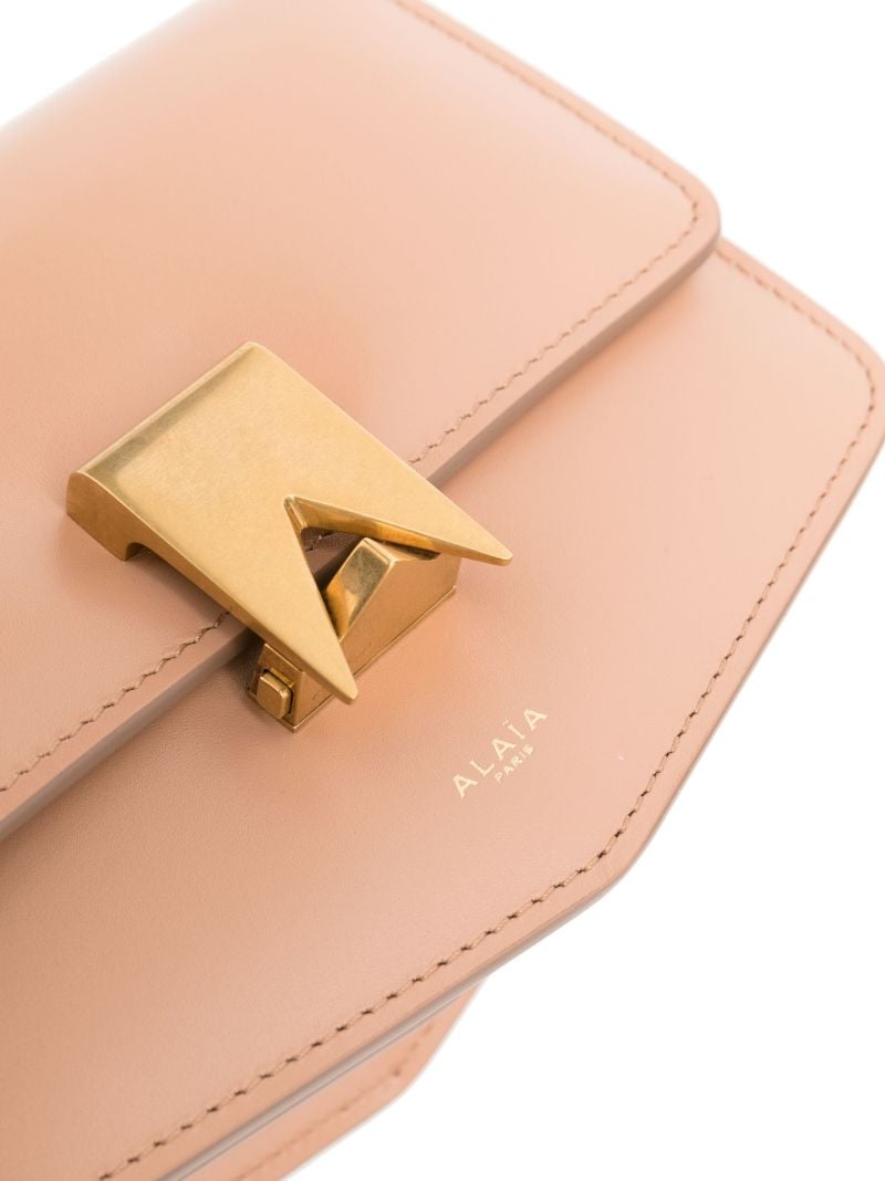 Brown Le Papa Small Leather Shoulder Bag