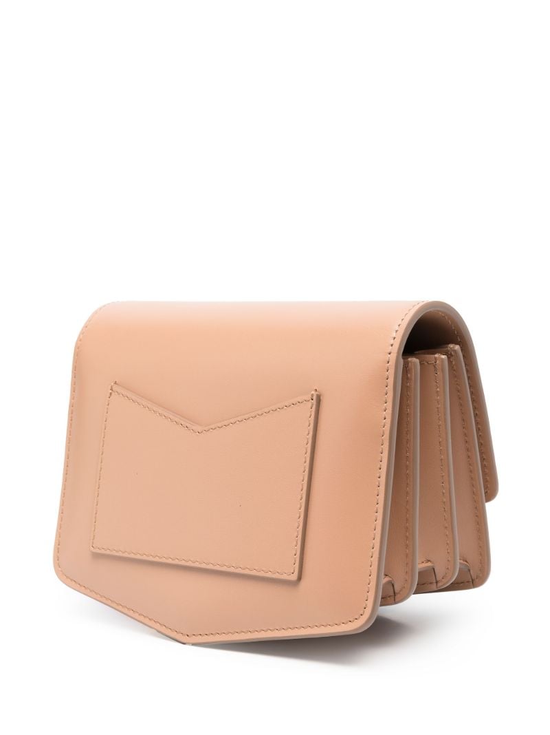 Brown Le Papa Small Leather Shoulder Bag
