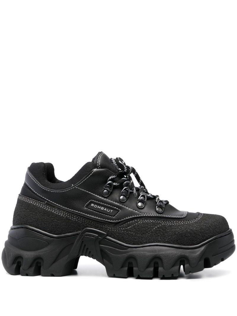 Black Boccaccio Ii Asfalto Chunky Sneakers