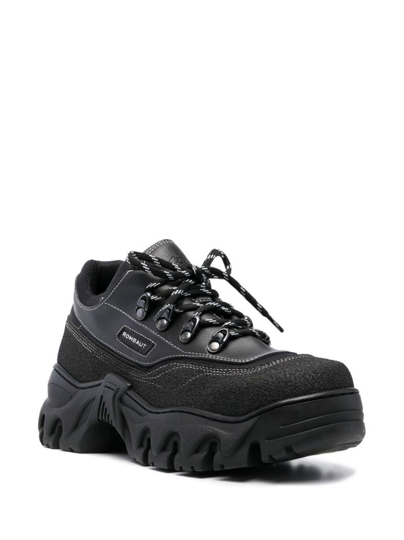 Black Boccaccio Ii Asfalto Chunky Sneakers