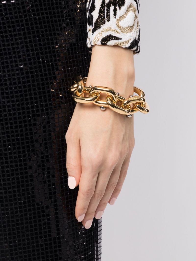Gold Xl Link Chain Bracelet