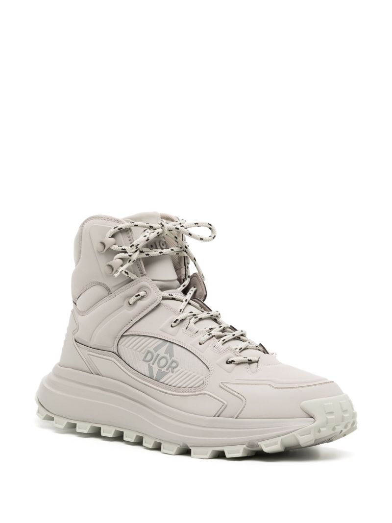 Grey Peak Logo Hiking Boots