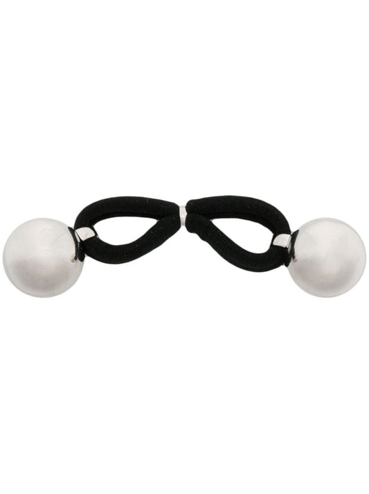 Black Ball Detail Hair Tie
