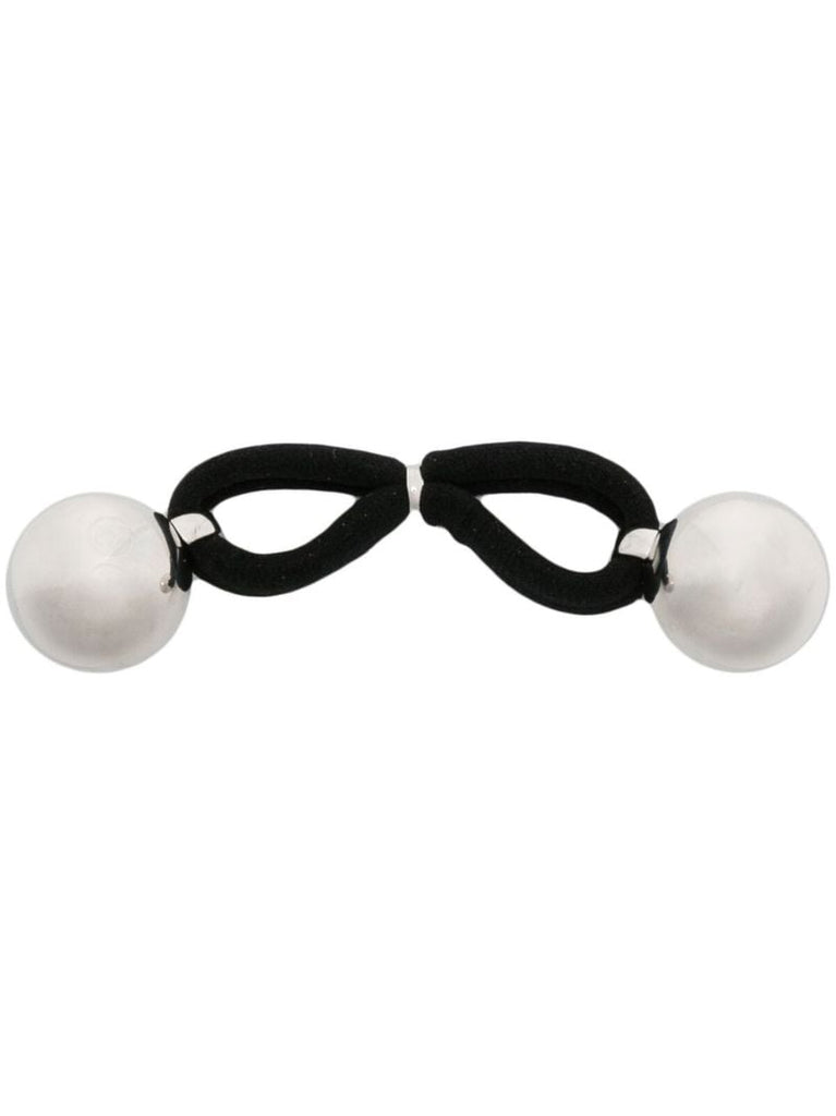 Black Ball Detail Hair Tie